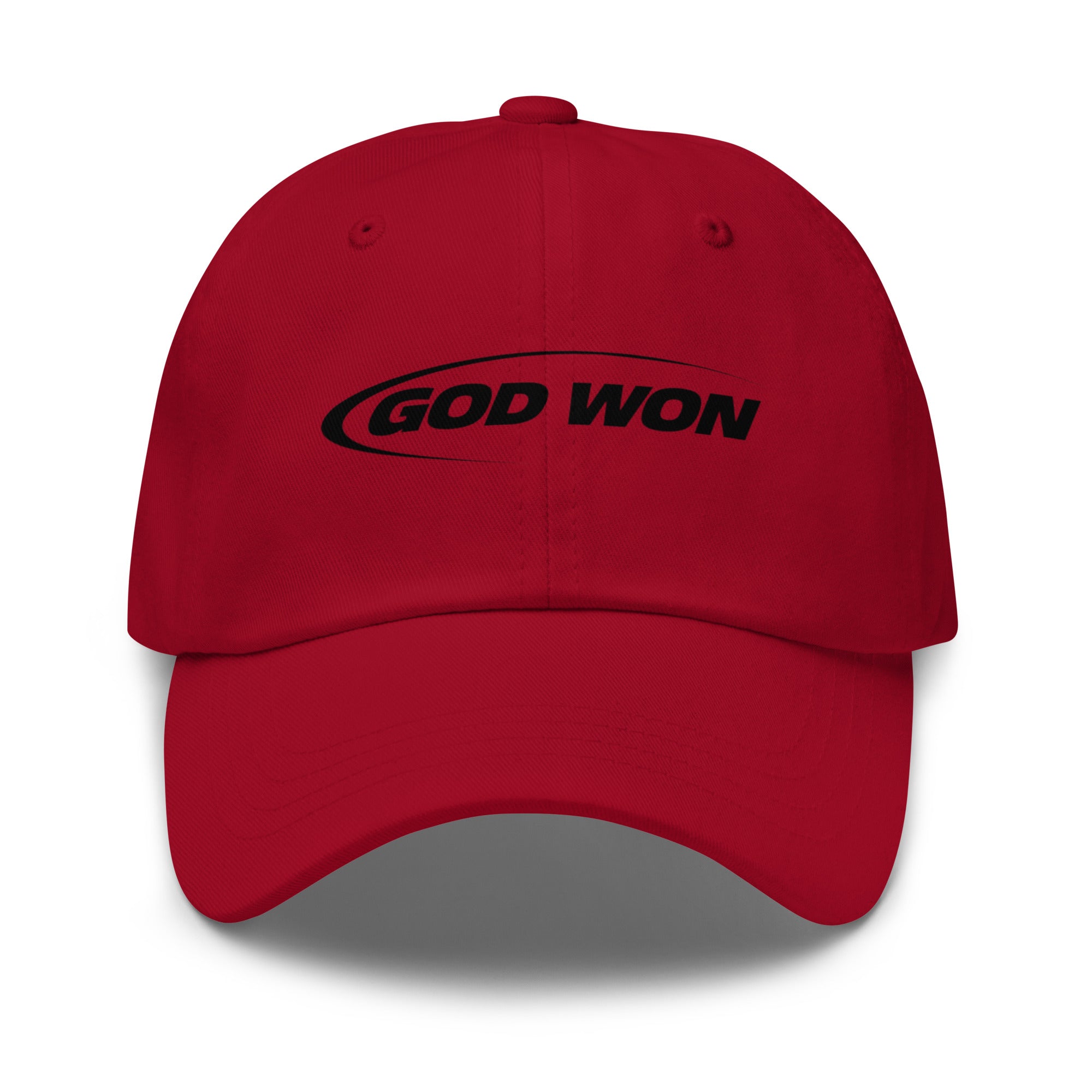 God Won Classic Cap - Black Logo